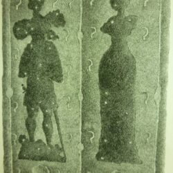 Drawings of the effigies of Walter & Catherine Peverell