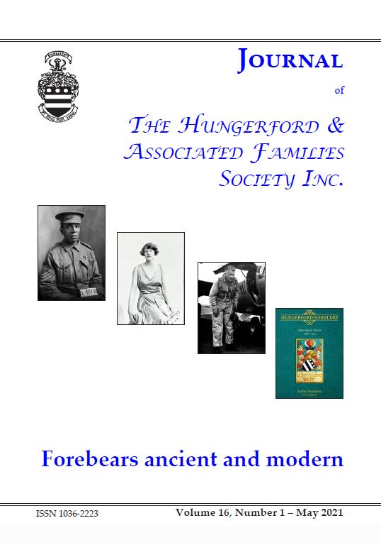 HAFS Journal Vol 16 No 1, May 2021 - cover