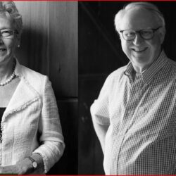 Inductees Di Davidson and Bruce Tyrrell